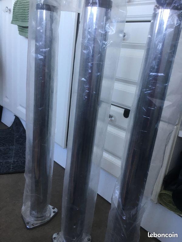 Lot de 4 pieds de table bar 70cm (image 1)