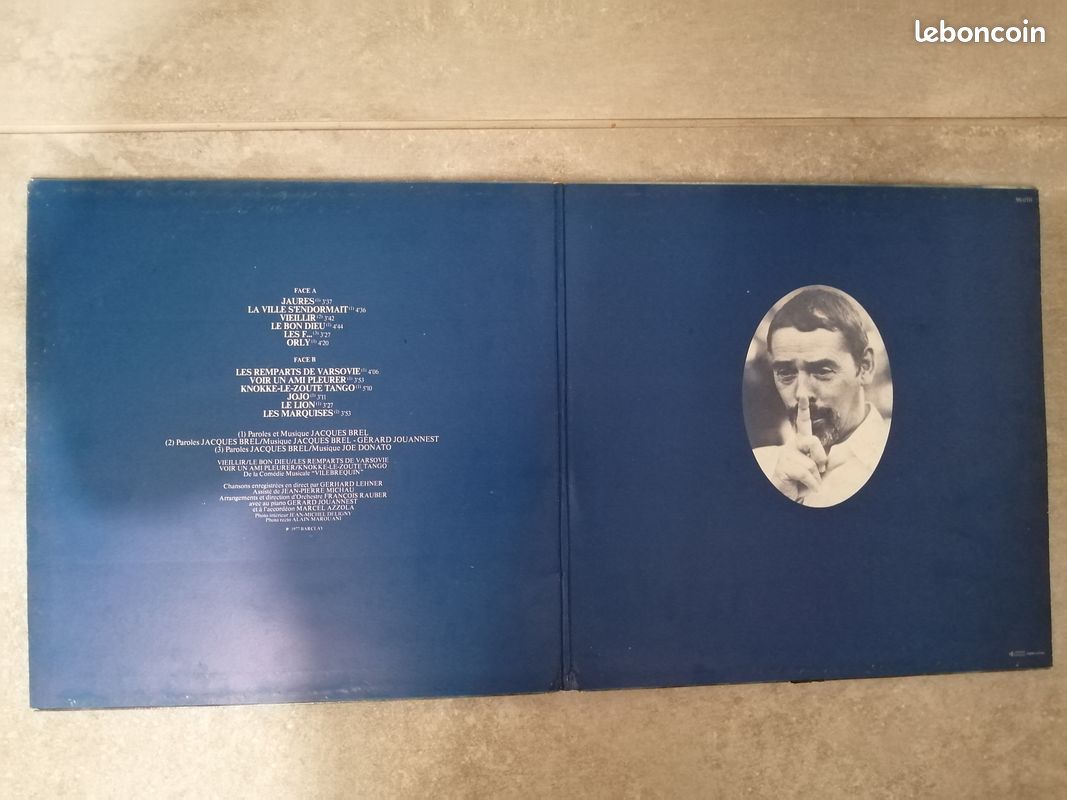 Disque vinyl BREL (image 2)