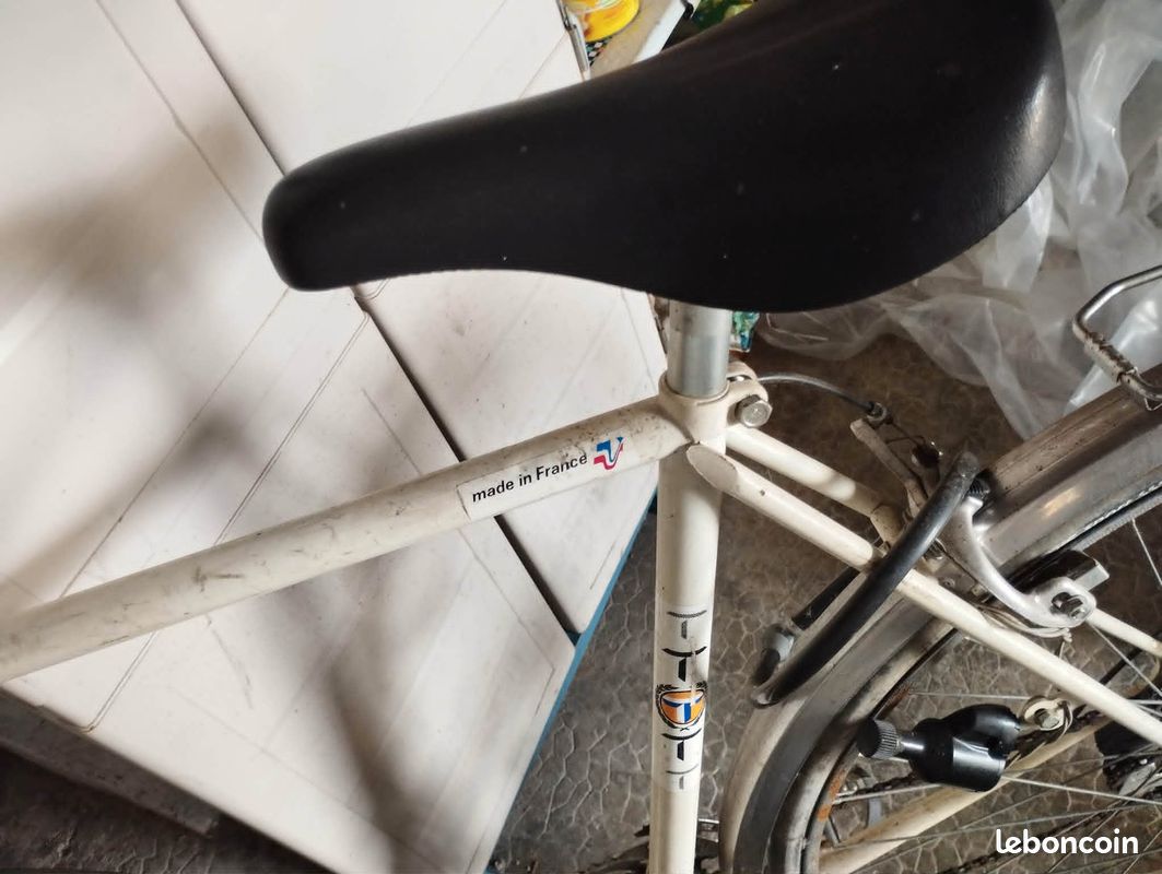 Vélo TALBOT blanc - vintage (image 2)