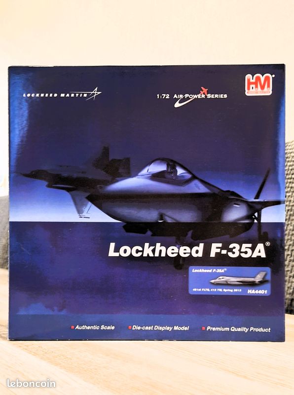 Lockheed 412 HOBBY MASTER 1/72 HA4401 Lockheed F-35A 461st FLTS, 412 TW, Spring 2013 ...