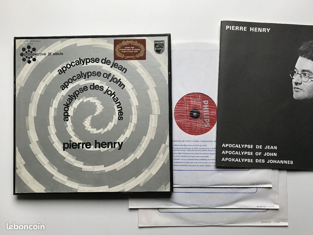 ? Coffret 3×LP - Apocalypse de Jean - Pierre Henry - Philips - CD 
