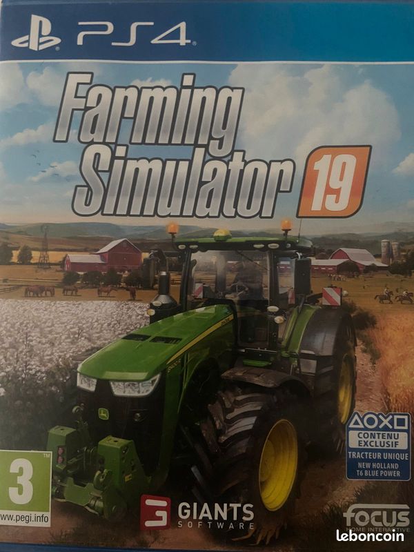 Farming simulator 19 Ps4 jeux vidéo (image 1)
