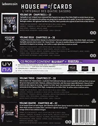 House of Cards - Saisons 1 à 4 - [Coffret 16 Blu-Ray + Copies Digitales] (image 3)