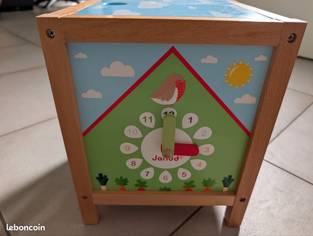 Cube multi-activites en bois - janod (image 4)