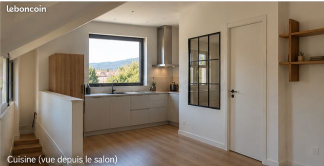 Appartement sous les toits – Hendaye, quartier du Port – Rénovation en cours (image 1)
