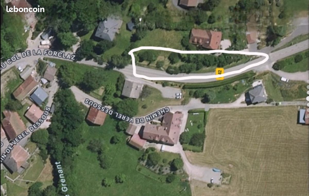 Terrain constructible à vendre 646m2