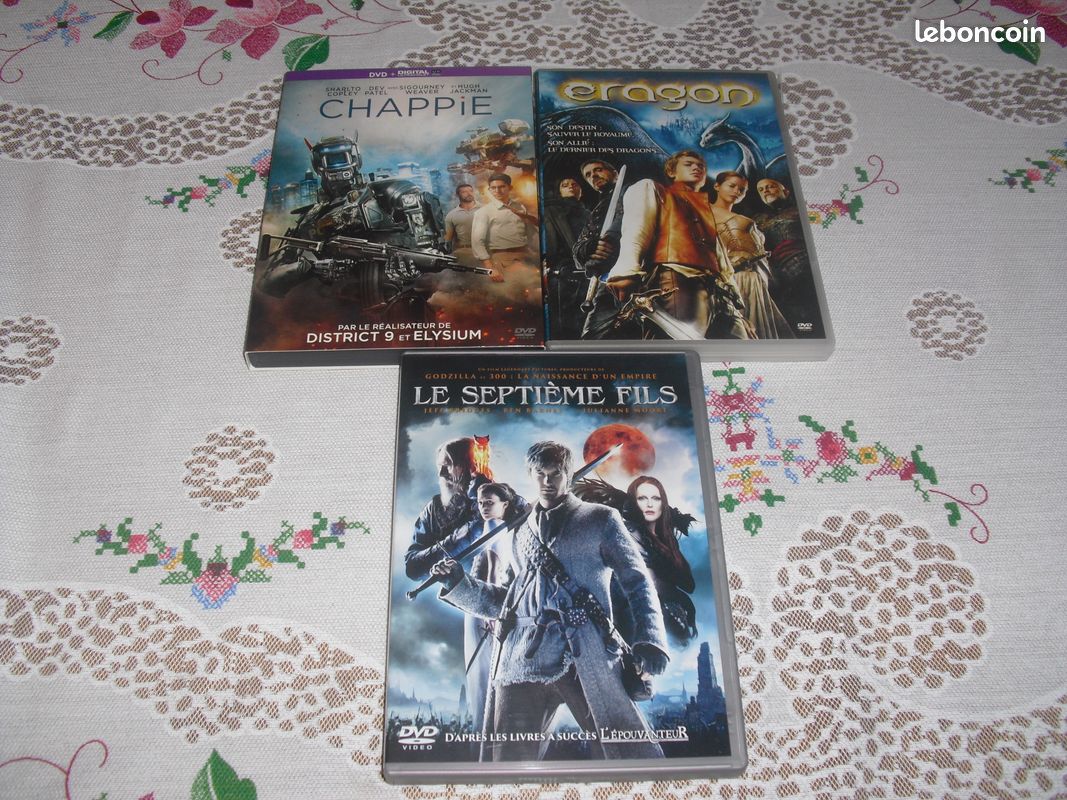 101 - Lot de 3 DVD Chappie/Eragon/Le 7ème fils (image 1)