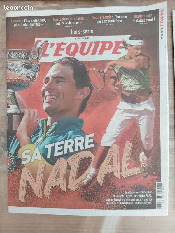 Journaux l'équipe tennis alcaraz djokovic fils nadal (image 2)