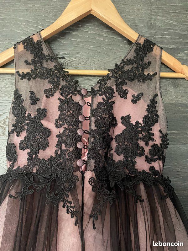 Robe De Soirée Noire Brillante Jane Norman Taille 7 - Parfaite Pour Une Fête !