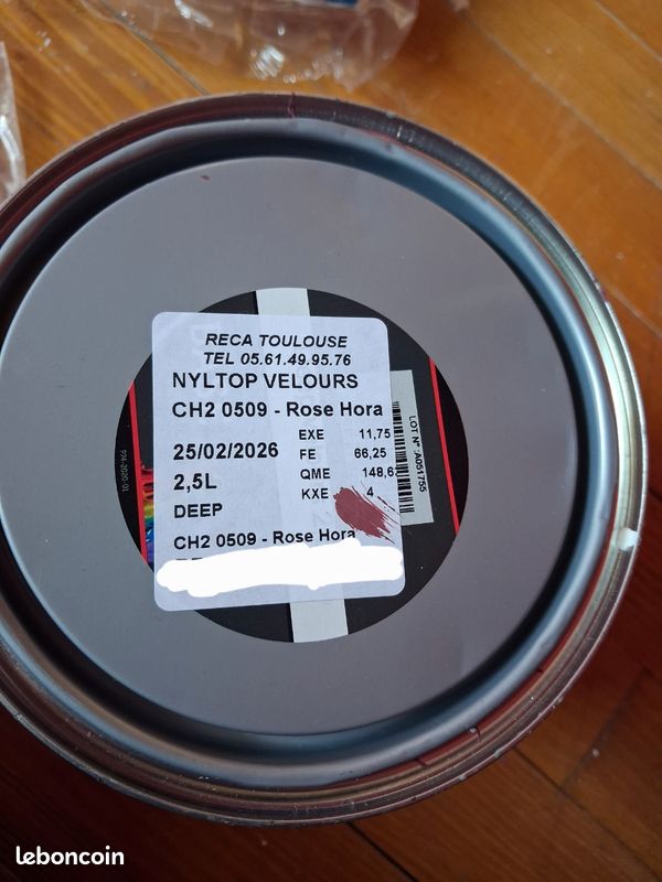 Pot de peinture rose HORA- marque Reca (image 2)