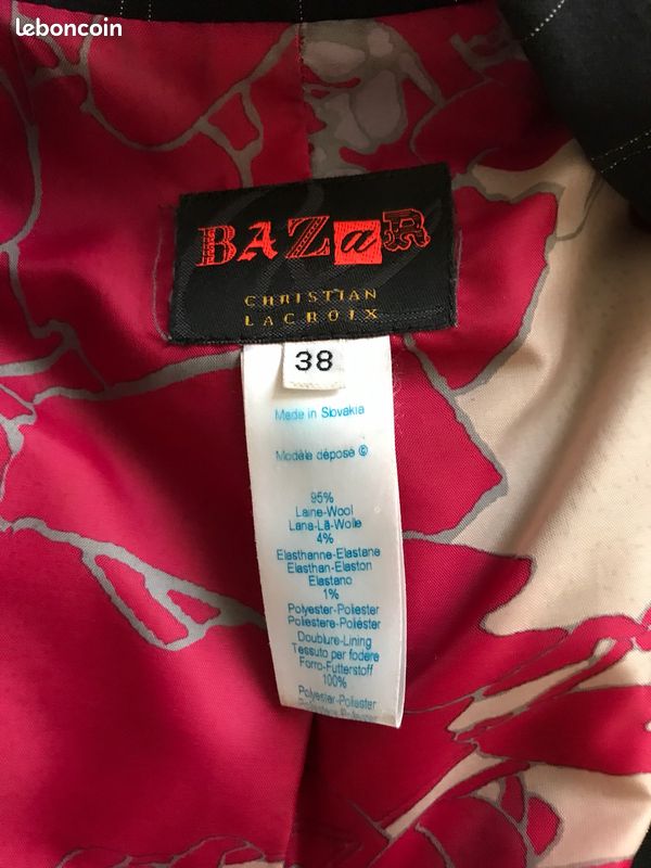 Blazers, vestes tailleurs Christian lacroix 38 (M, T2) (image 5)