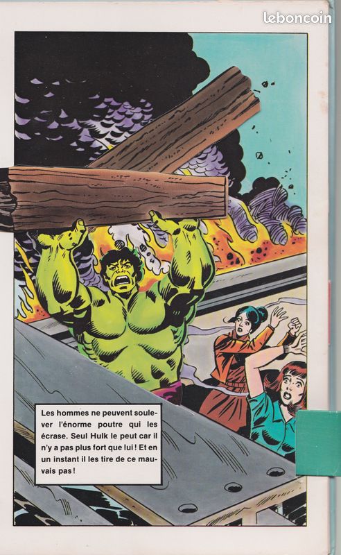 L'INCROYABLE HULK en relief et animé - 1981 (image 8)