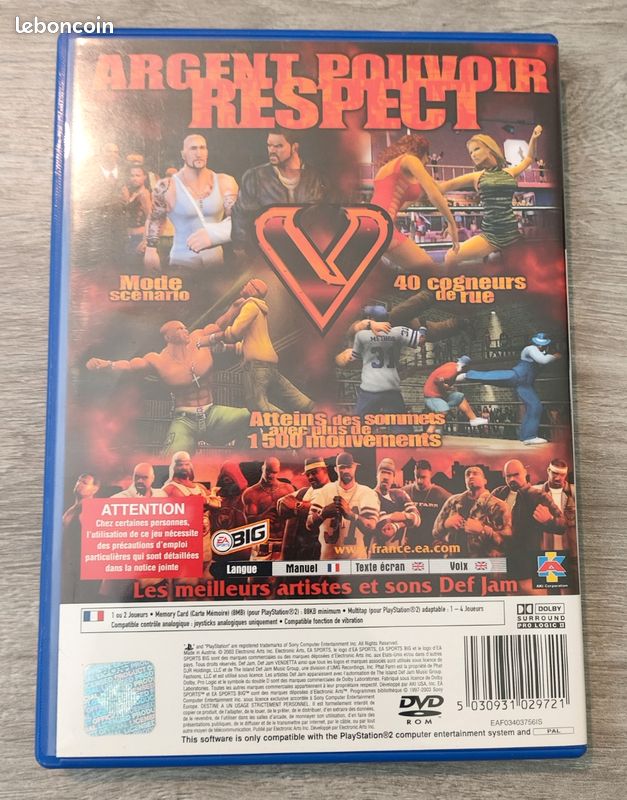 Def Jam Vendetta sur Ps2 (image 4)