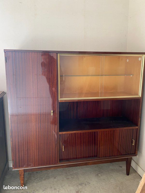 Meuble vitrine années 60-70 (image 1)