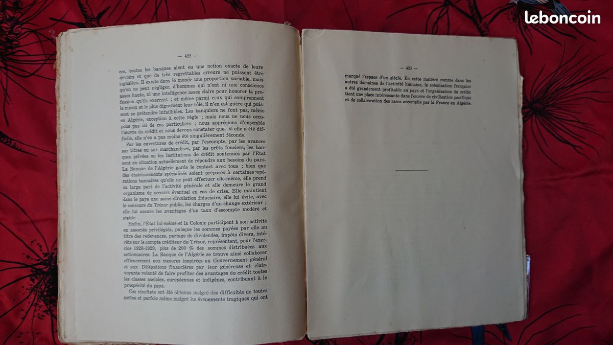 Rare ouvrage – La Monnaie et le Crédit en Algérie depuis 1830 – P. Ernest-Picard (1930) (image 13)