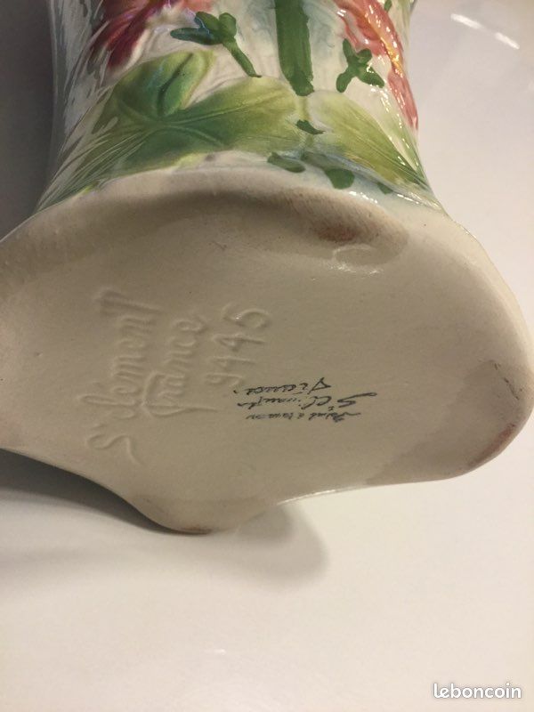 Saint Clément beau vase Art Nouveau (image 2)