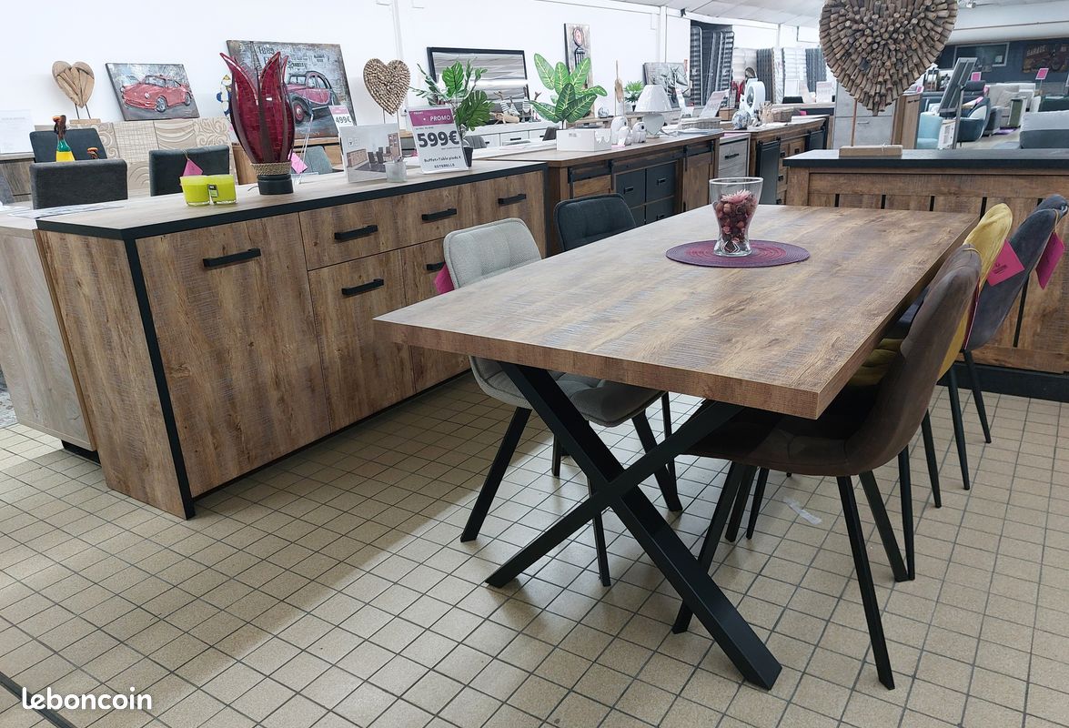 Salle à manger industrielle Neuve/Garantie (image 7)