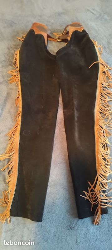 Chaps En Cuir Daim - NEUF - Sans Marque