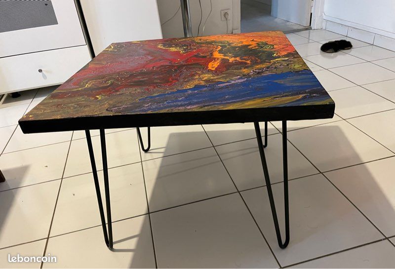 Table basse Art Abstrait - prix negotiable (image 2)