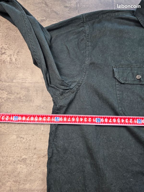 Chemise Wrangler homme noire XXL, manches longues, chemise homme, haut homme, t-shirt, vêtement homme, casual, western, grande taille 49 (image 5)