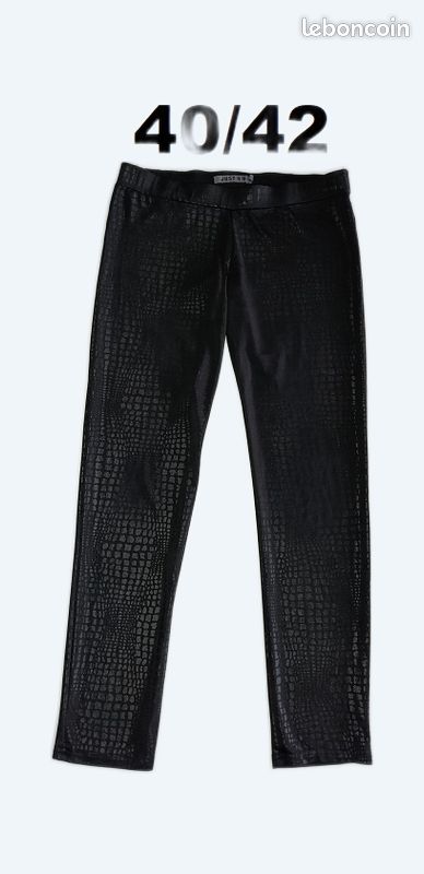 Legging 40/42 semi transparent sexy effet collant Vêtements