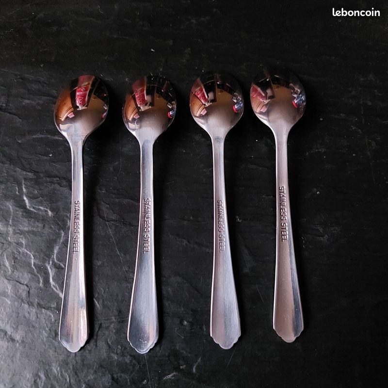 4 cuillères à moka inox (image 2)