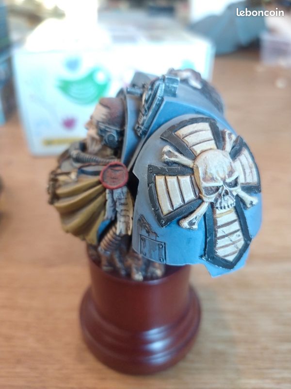 Warhammer 40K Marines Forgeworld Space Wolves MKVI Head Bare A | Egg