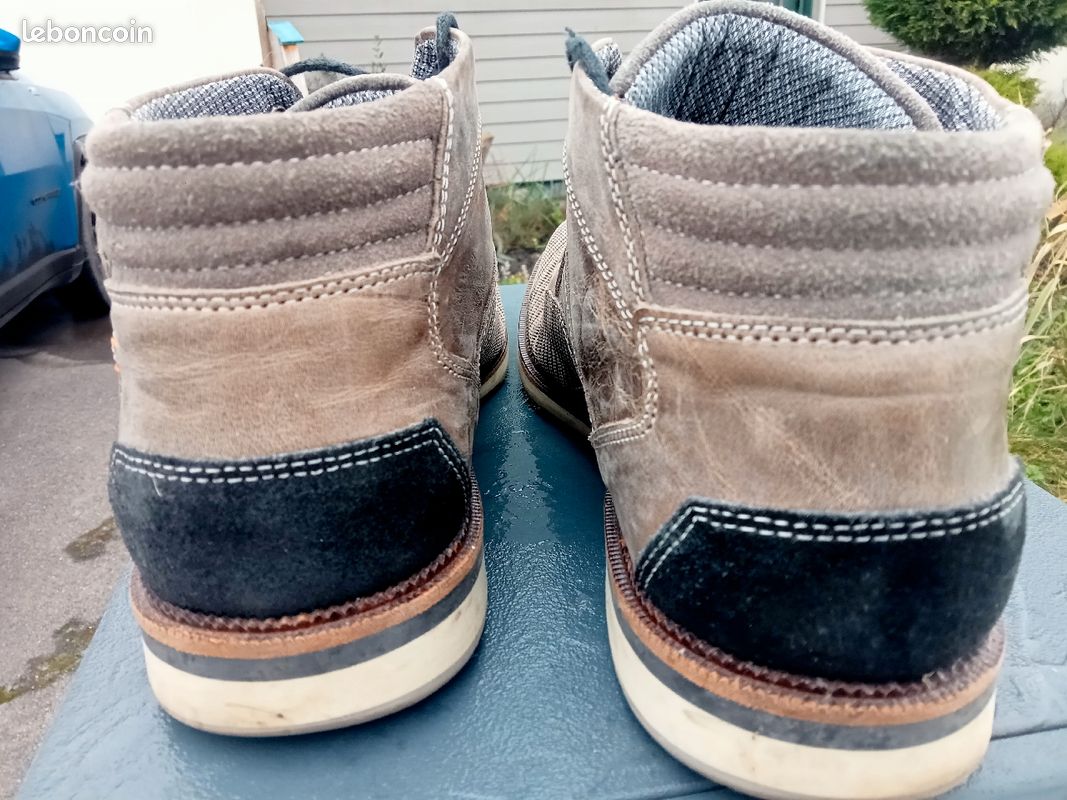 BULLBOXER (PRIX AU TOP), Superbes Chaussures ...de ville "habillées" pointure 45... Greige pour ...vous (image 3)