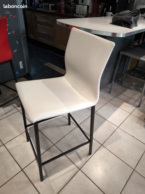 Chaises de bar 4 pieds (image 4)