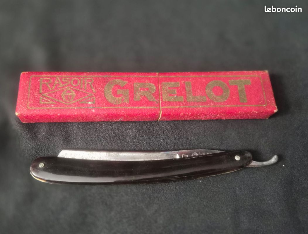 Coupe Choux Charlex Solingen Grelot Ancien Rasoir a Barbe Lame Forge