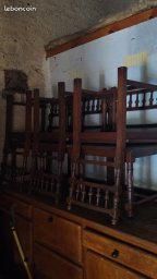 Lot 6 chaises anciennes (image 6)