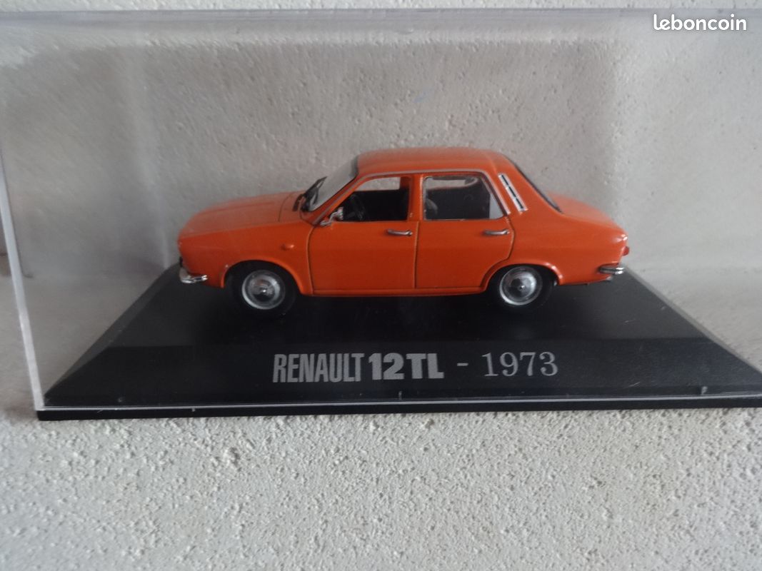 Maquette Renault 12 TL 1973 Norev 1/43 - Orange, Neuve, Zamac, Emballage Origine