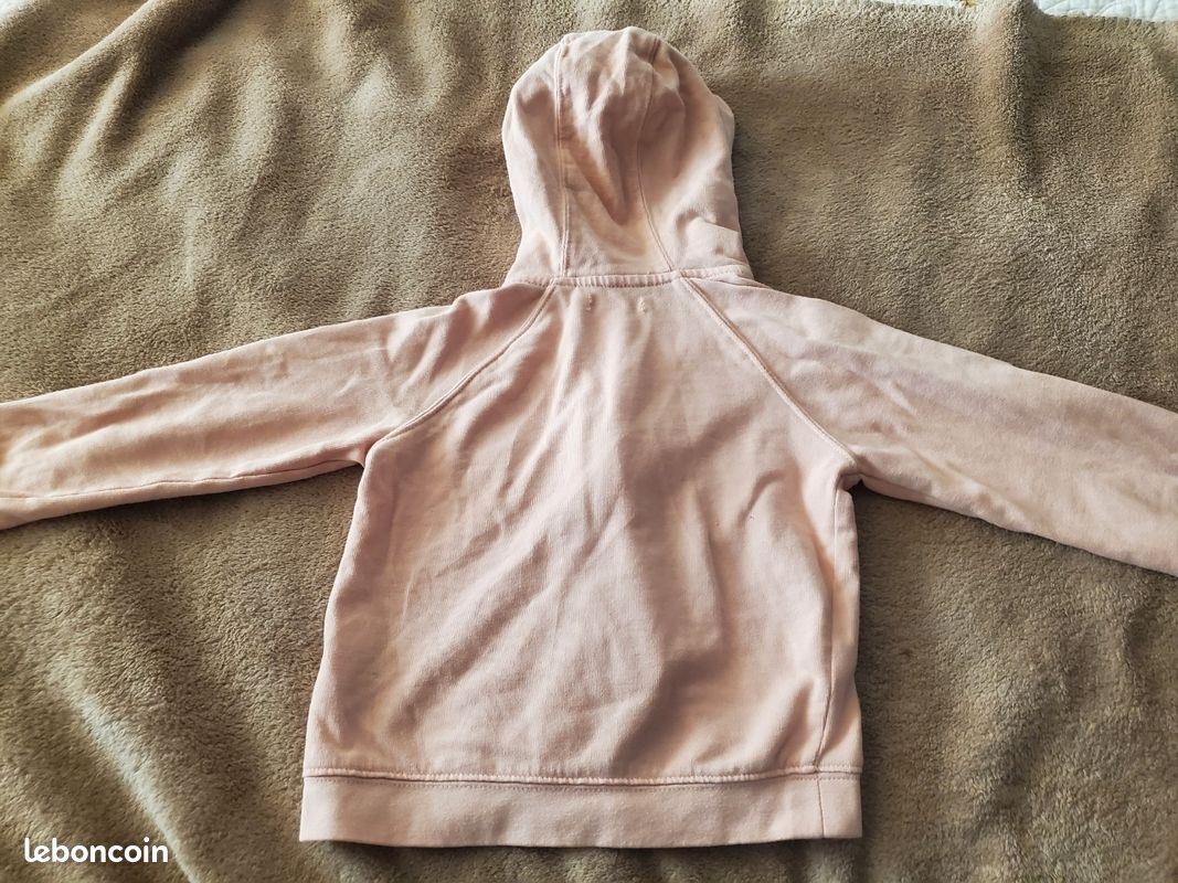 Gilet zip rose 6ans Vertbaudet (image 11)