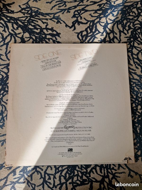 Barretto - Eye of the beholde lp33 Latin-jazz (image 2)