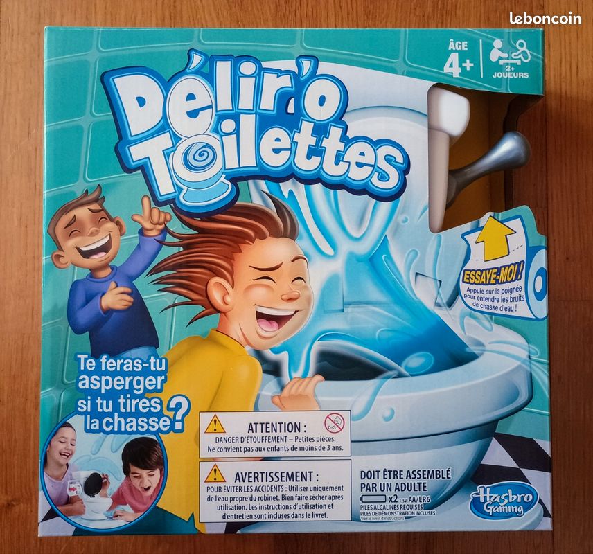 Jouet De Toilette Éjecteur – Jeu De Lancers Avec 12 Crottes En Plastique Souple Et 2 Lanceurs – Cadeau Anniversaire Ou Noël Dès 4 Ans