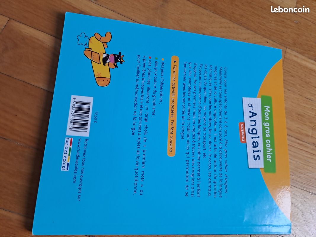 Cahier anglais 3 à 6 ans neuf (image 3)