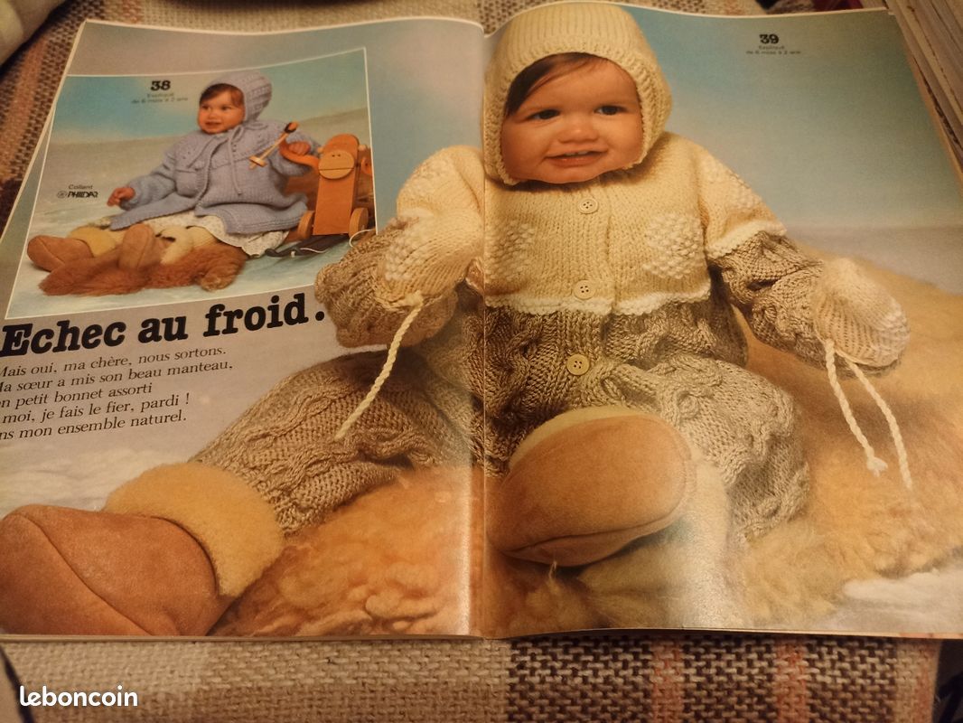 Catalogue Ancien Phildar N°144 - Bébé Layette - Année 1987 - Occasion Collector