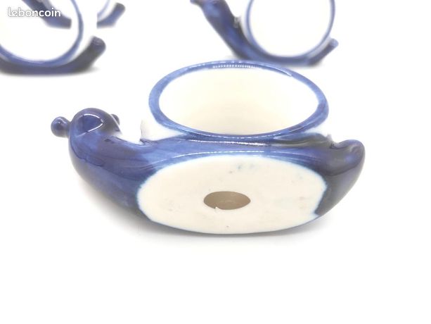 Ronds de Serviette en Coquille d'Huître - Collection Oursin Bleu – Bernik France