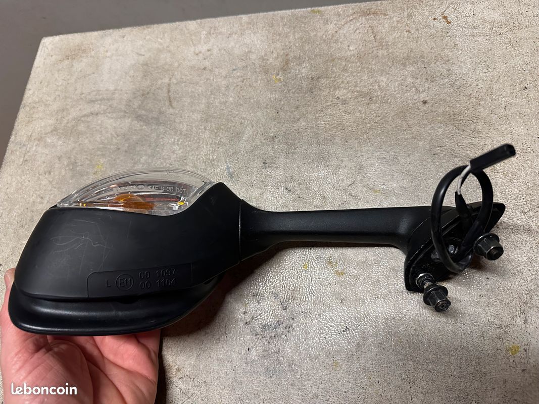 Rétroviseur Droit V PARTS Compatible Suzuki GSX 750 F (1989-1997) - Réf. ES480D - Neuf Avec étiquette