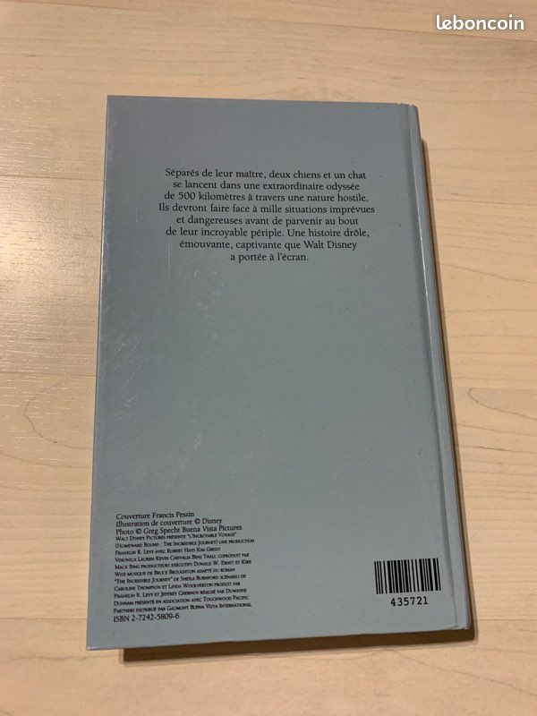 Livre « l’incroyable voyage » (image 2)