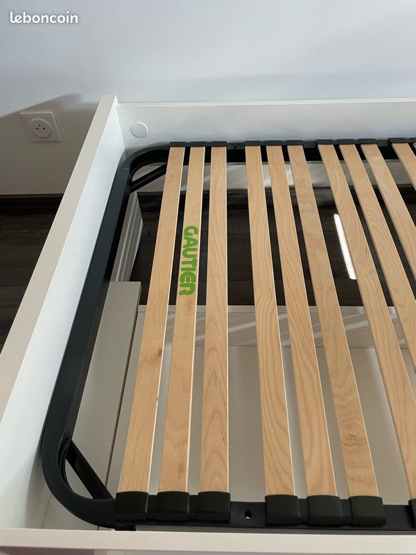 Lit neuf tiroir intégré avec sommier 90x150 cm (image 12)