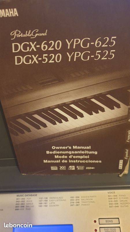 Clavier Yamaha DGX-520, touches non-lestées (image 4)