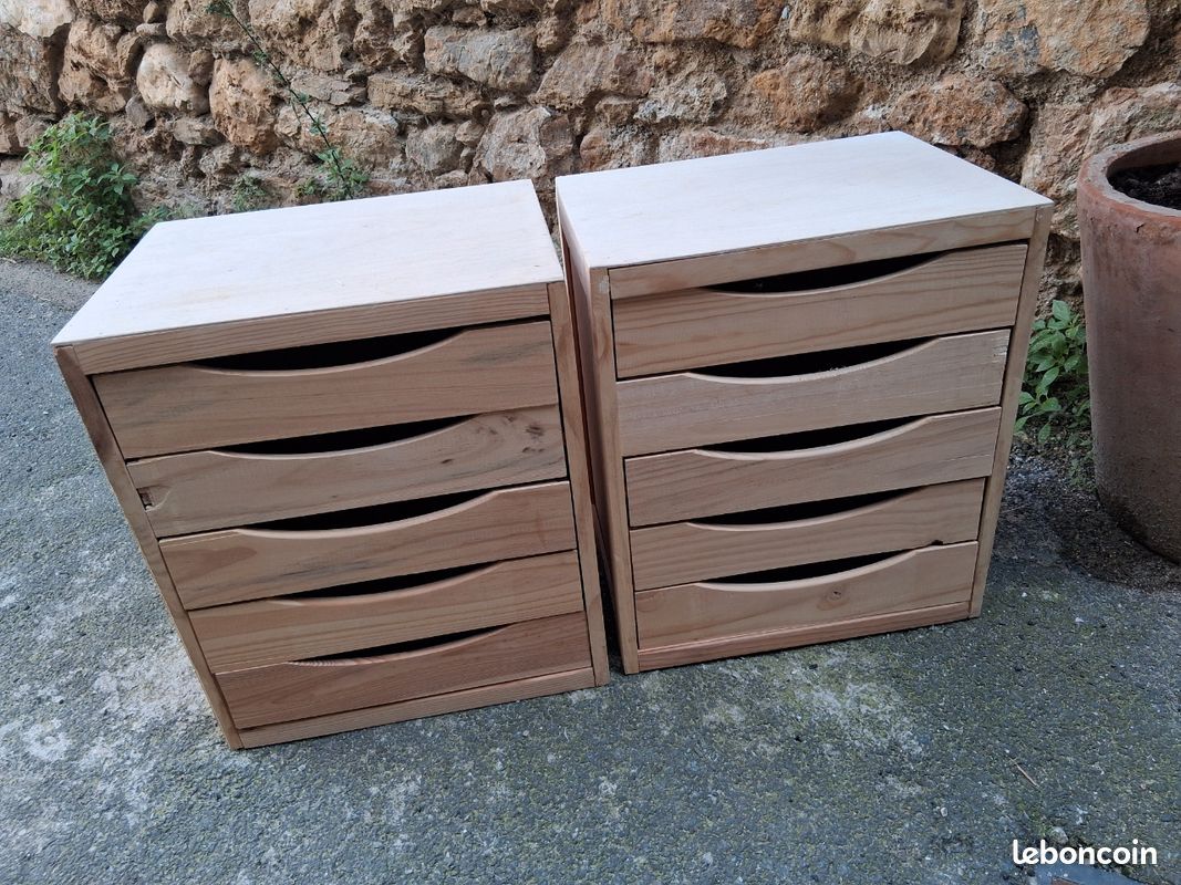 Meubles Tiroirs en pin (image 3)