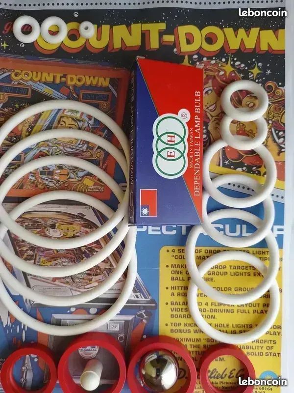 Kit De Pièces Pour Flipper Gottlieb "Lancers" - Bille, Ampoule, Élastiques, Rubbers (Complet)