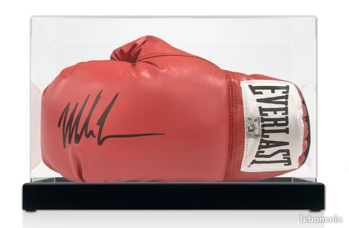 La - Gant de boxe autographié par Mike Tyson, certifié