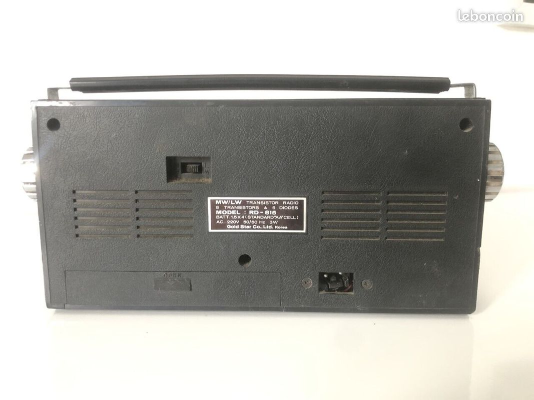Radio De Poche Vintage Simsonic Solid State LW - Rétro, Ondes Longues, Ouverte Jamais Utilisée