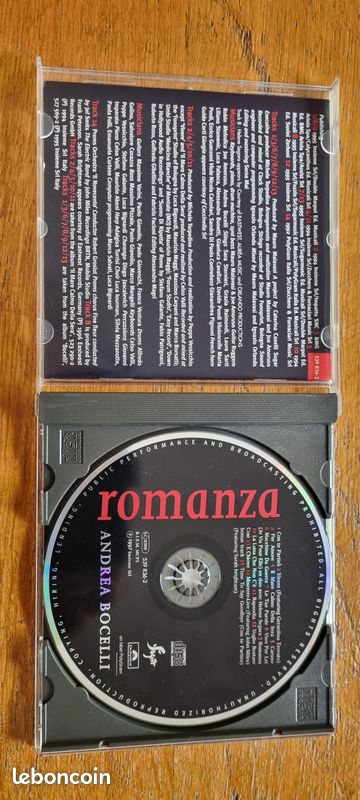 Andrea Bocelli " Romanza " (image 2)