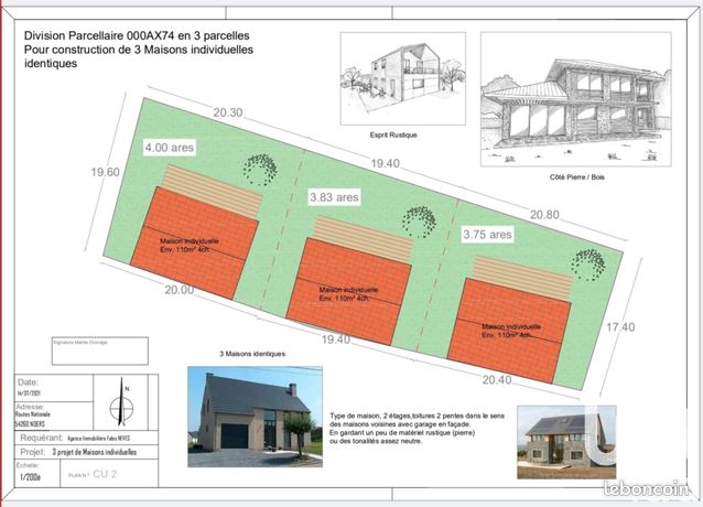 Terrain 415 m² Longuyon