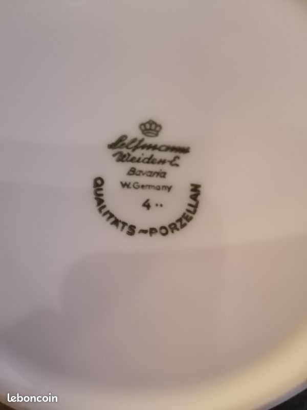 Service à café ancien porcelaine (image 3)