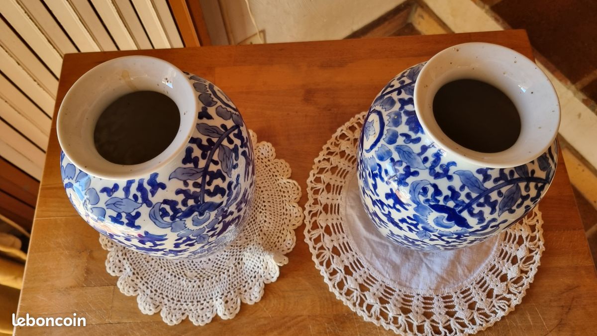 Lot de 2 vases inspiration asiatique (image 2)
